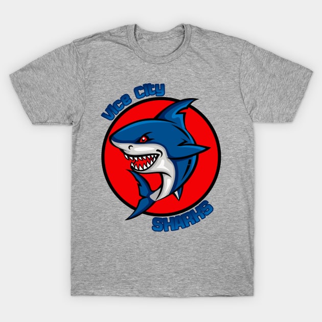 Vice City Sharks Gang T-Shirt by MBK